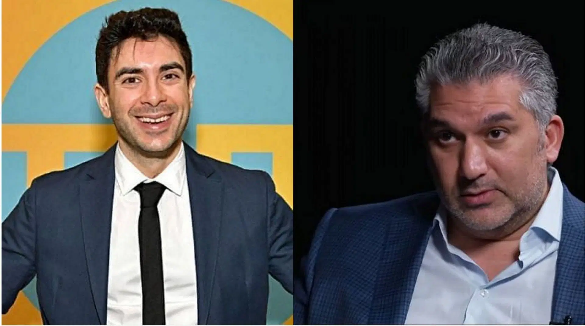 Tony Khan (left) and Nick Khan (right)