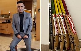 "Lost 293 waala" - Virender Sehwag shares picture of bats he used during his most memorable knocks