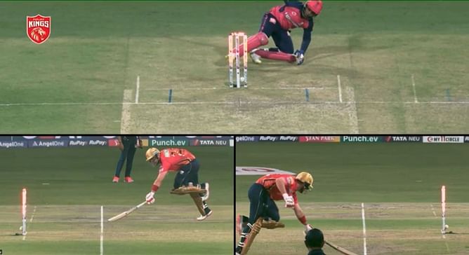 [Watch] Sanju Samson does an MS Dhoni to run out Liam Livingstone in PBKS vs RR IPL 2024 clash