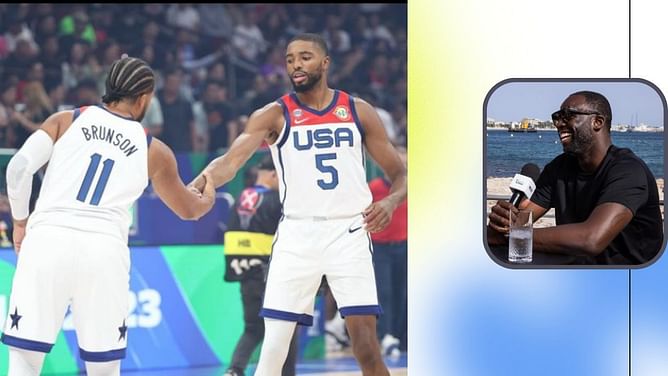 "Draymond is a combo of skip and stephen a": Fans react to Warriors star's lack of faith in Knicks despite Mikal Bridges' trade