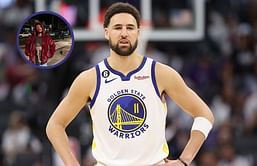 Watch: Mavericks guard captures Klay Thompson's wild boat plunge during NBA offseason