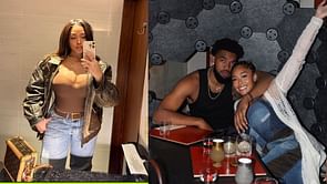 Photo: Karl-Anthony Towns' girlfriend Jordyn Woods shares glimpse of Knicks' "Pajama Party"