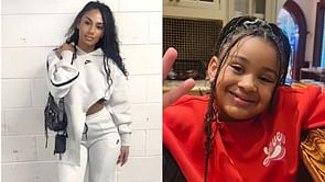 Carmelo Anthony's ex Mia Burks shares adorable portrait of daughter rocking space buns hairstyle