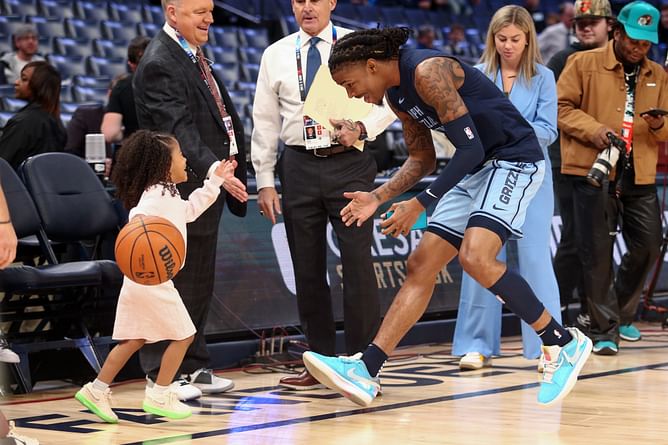 Ja Morant's ex-partner drops wholesome reaction to their daughter Kaari J's courtside moment with Yuki Kawamura and other Grizzlies stars