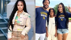 Derrick Rose's ex Mieka Reese brags about son PJ Rose playing level above his grade