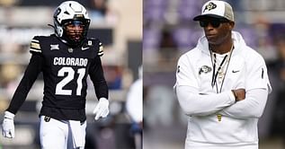 "What's wrong with Shilo Sanders": Coach Prime hilariously trolls 'Headache Gang' CEO after he copies his celebration during Oklahoma game