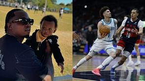 Flau'jae Johnson’s stepdad Ameen Brooks drops 3-word reaction for LaMelo Ball’s 2024 recap
