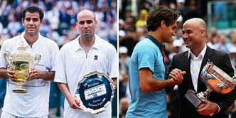 "Roger Federer has hairier legs too" - When Andre Agassi outlined differences between him, Pete Sampras & Swiss legend