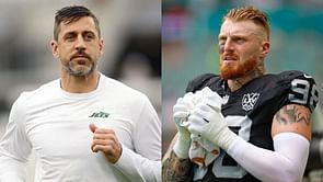 Maxx Crosby recruits Aaron Rodgers to Raiders amid growing uncertainty on 4x NFL MVP's future