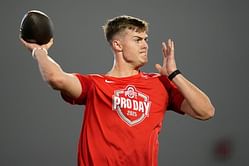 "Wtf is this handsome a** pic bro": Fans glow with Will Howard's wholesome pic for NFL draft day 2