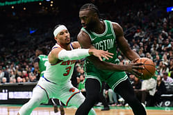 Josh Hart's wife drops one-word reaction to Jaylen Brown's below the belt shenanigans