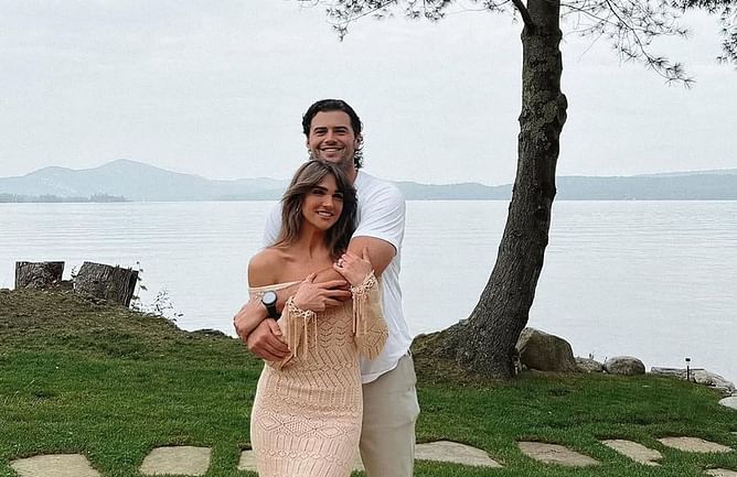 Jarrett Stidham and wife Kennedy get surprised during an emotional gender reveal [VIDEO]