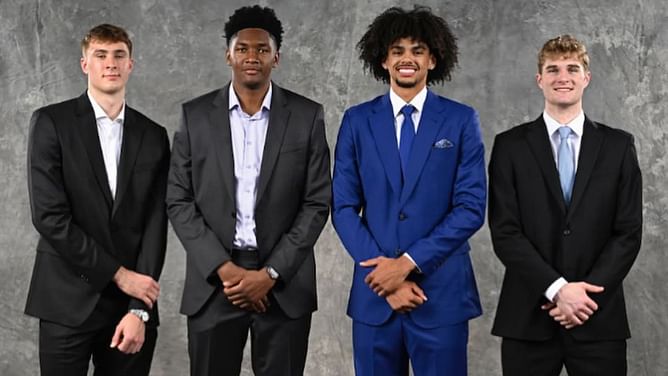 UConn’s Liam McNeeley shares snaps from NBA draft combine with Cooper Flagg and more to count down till the NBA draft