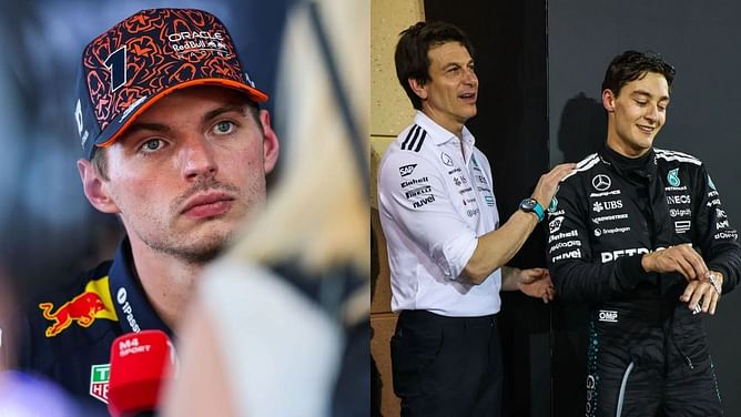 Max Verstappen addresses George Russell's claims of Toto Wolff having chats with the Red Bull driver